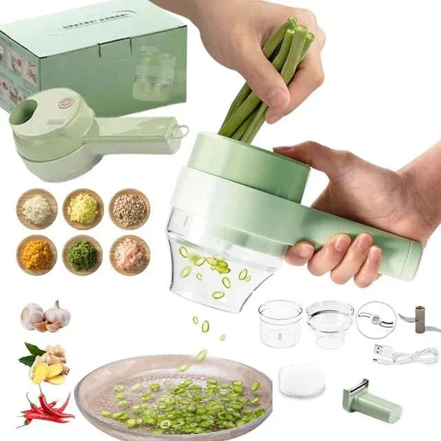 Cortador de Fruta y Verdura Automático + LIBRO RECETAS GRATIS