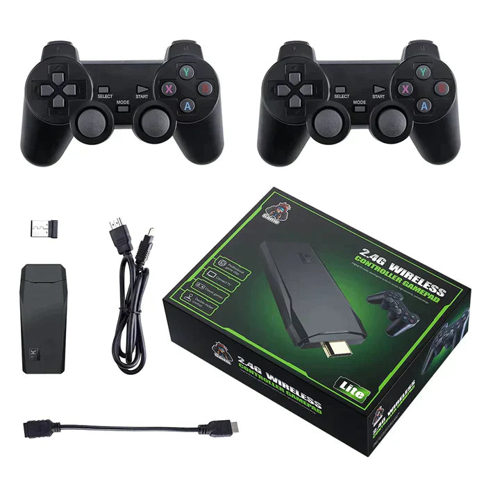 Consola Gamer retro 4k + 2 mandos