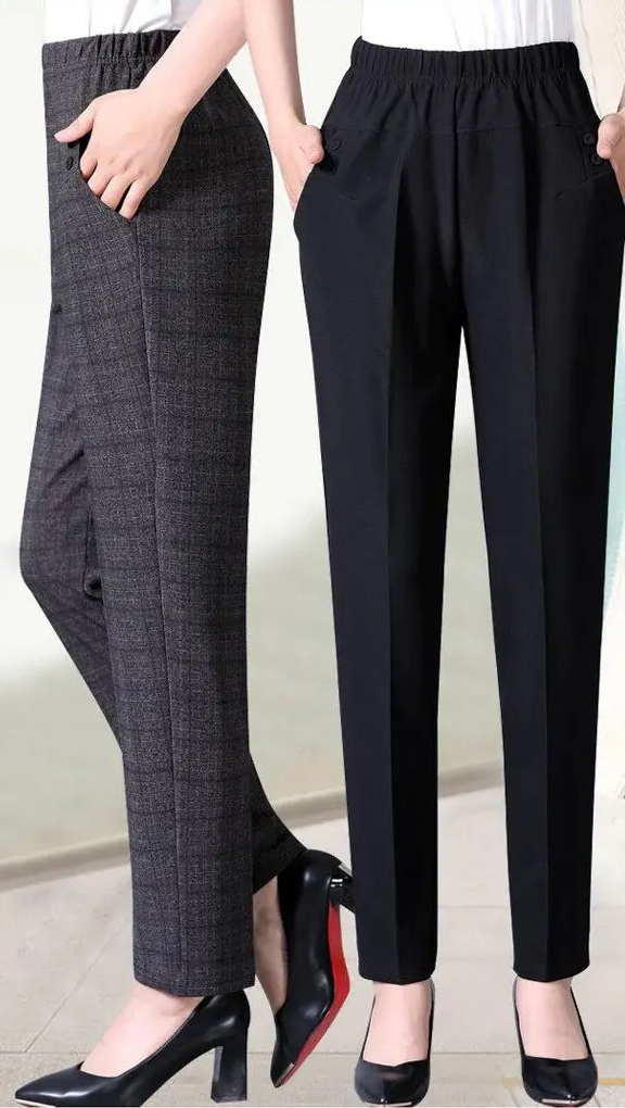 Pantalón recto con felpa (MODELO CUADROS)