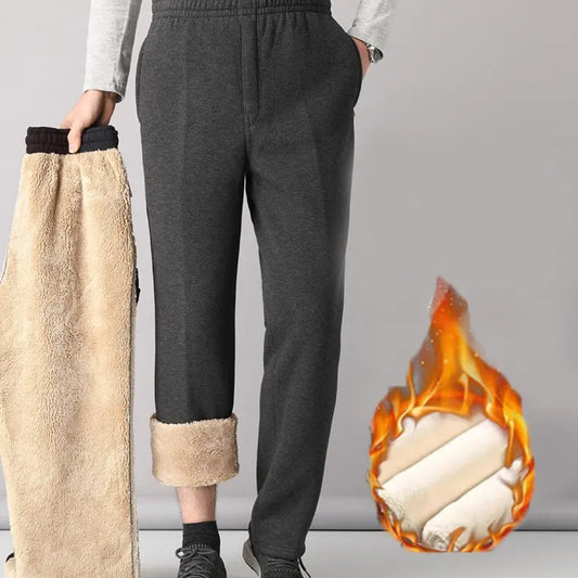 Pantalón recto con felpa (MODELO CUADROS)