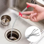 DrainFlex™ Desatascador de Tubos Flexible con Pinzas