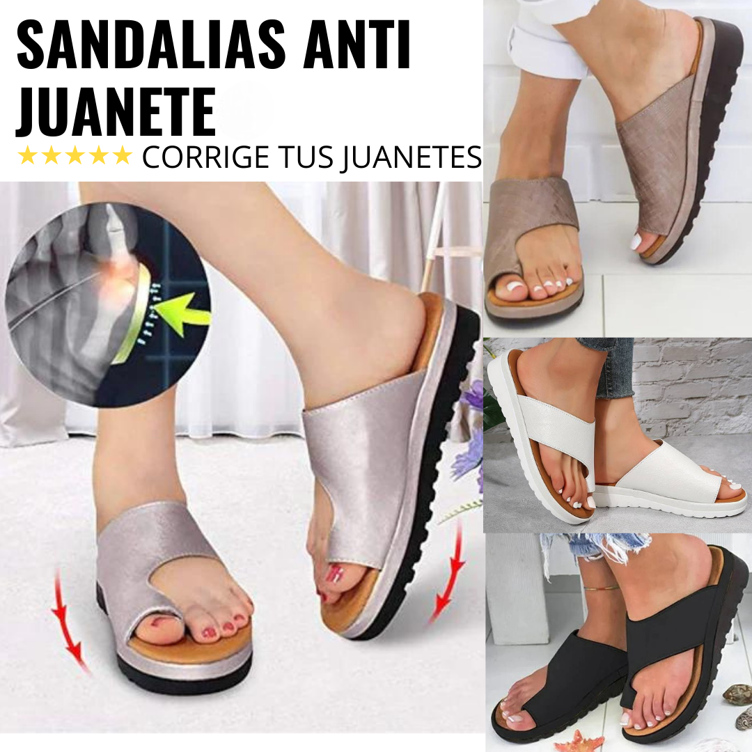 Sandalias antijuanetes para el verano