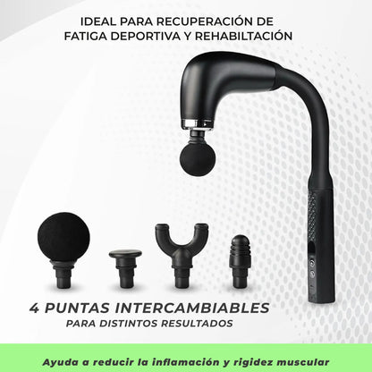 FlexRelief Pro™ Masajeador de Percusión Extendible
