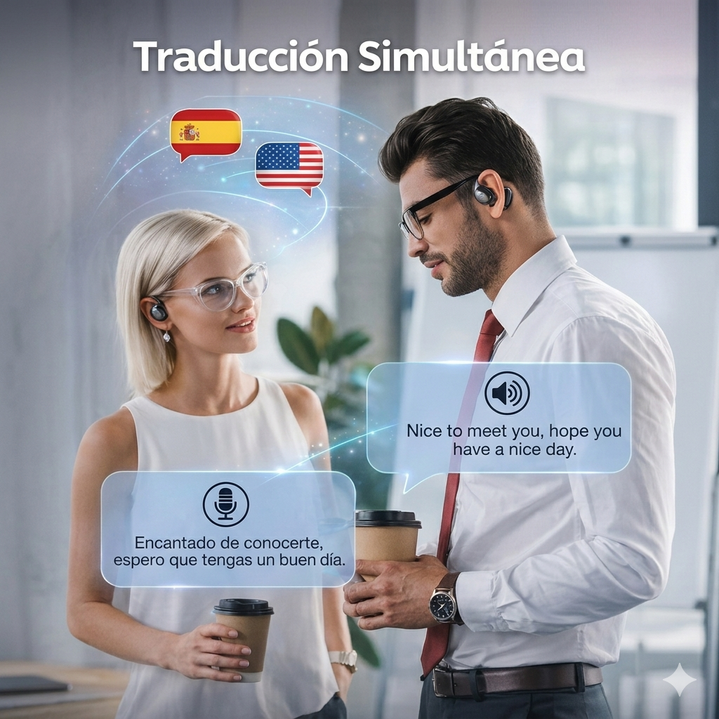 Auricular Traductor IA Pro  + FUNDA GRATIS